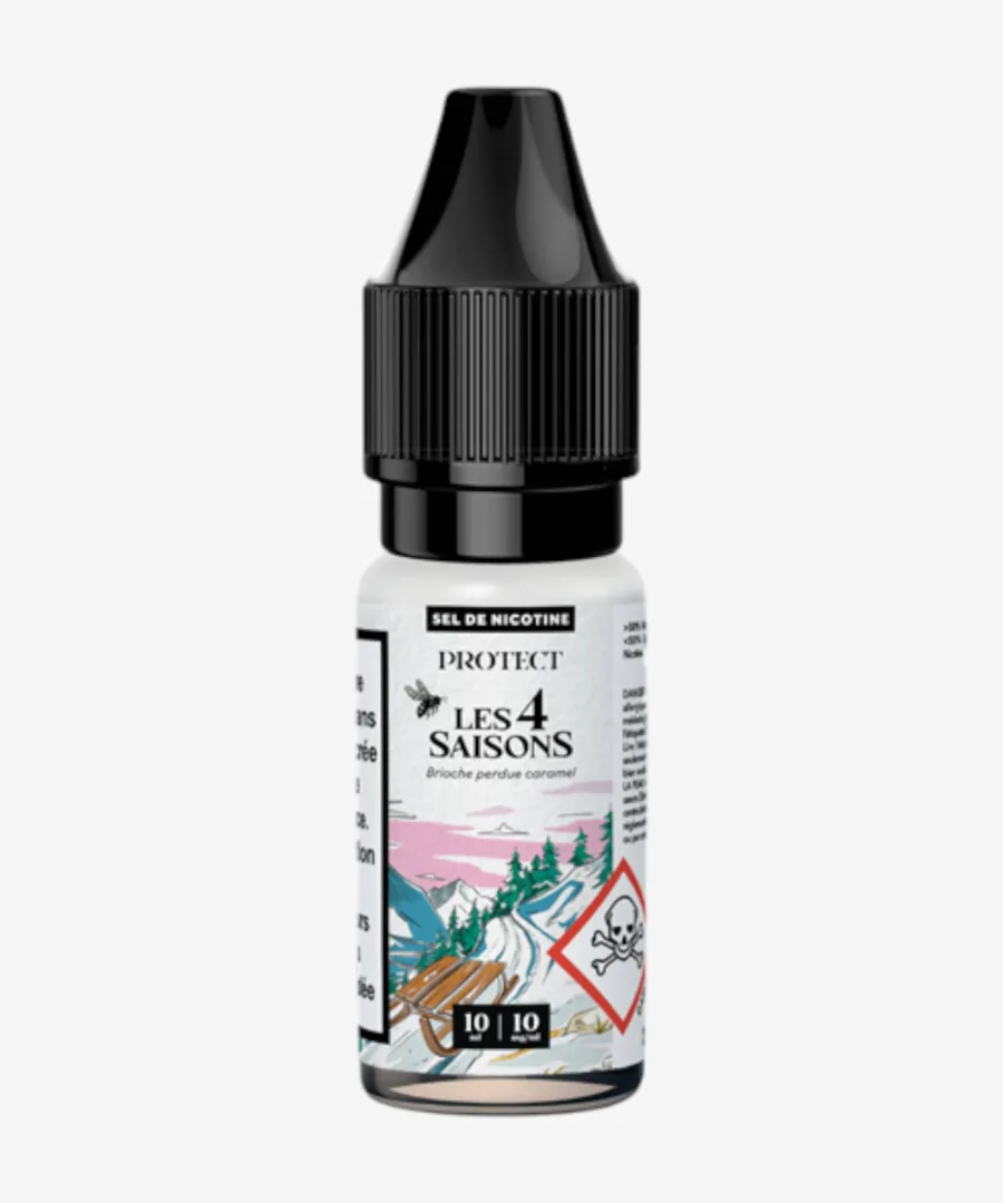 E-liquide Brioche Perdue Caramel sels de nicotine 10 mL - Protect