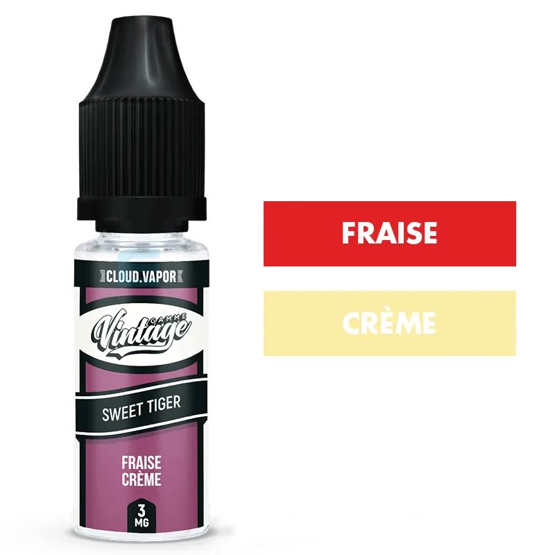 E-liquide Sweet Tiger 10 mL - Vintage — Cloud Vapor - Vintage