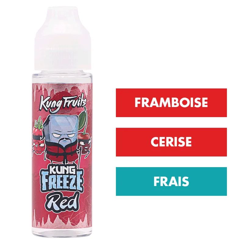 E-liquide Red 50 mL - Kung Freeze — Cloud Vapor - Kung Freeze