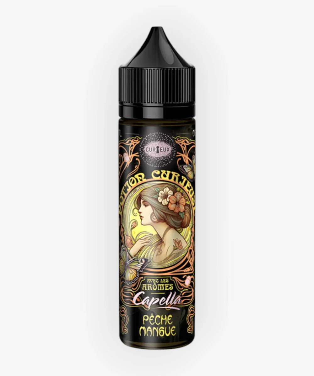 E-liquide Pêche Mangue 50 mL - Potion Curieuse Curieux
