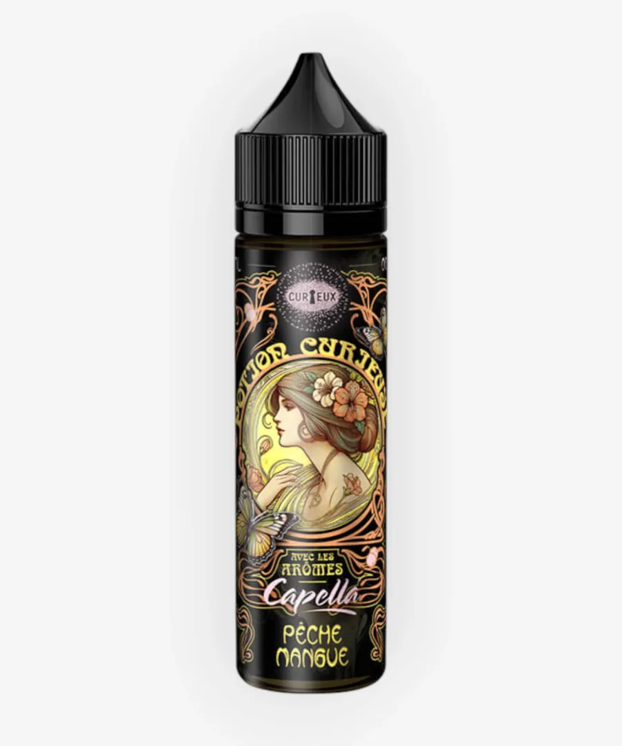 E-liquide Pêche Mangue 50 mL - Potion Curieuse Curieux