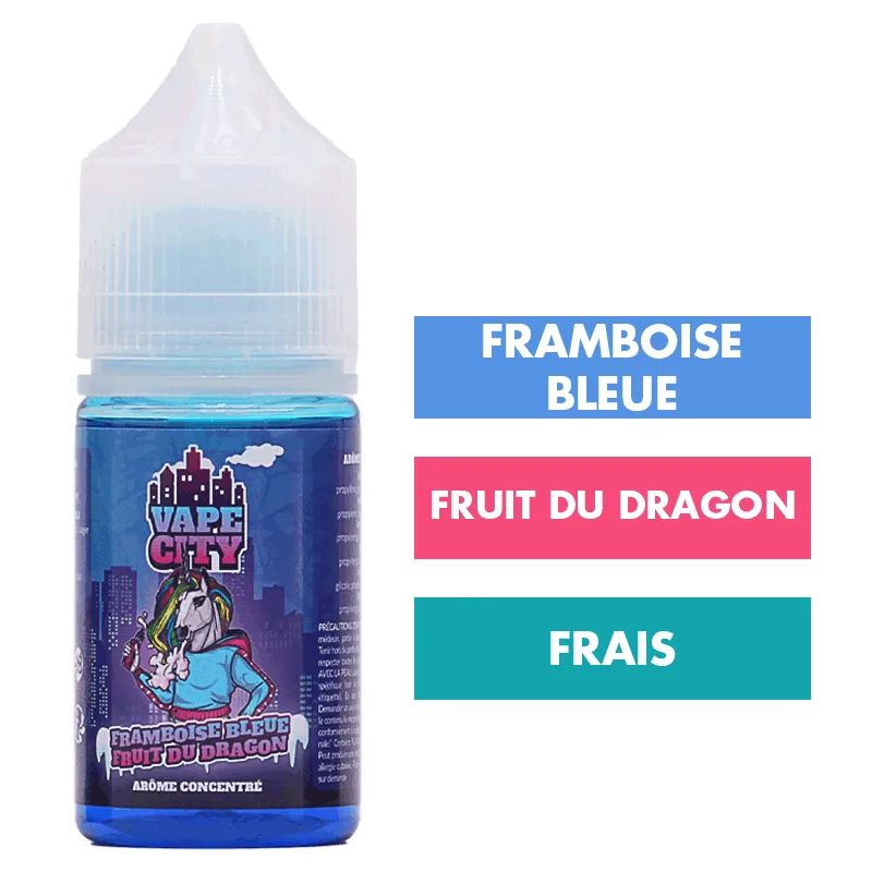 Concentré Framboise Bleue Fruit du Dragon 30 mL - Vape City — Vape City - Arômes DIY