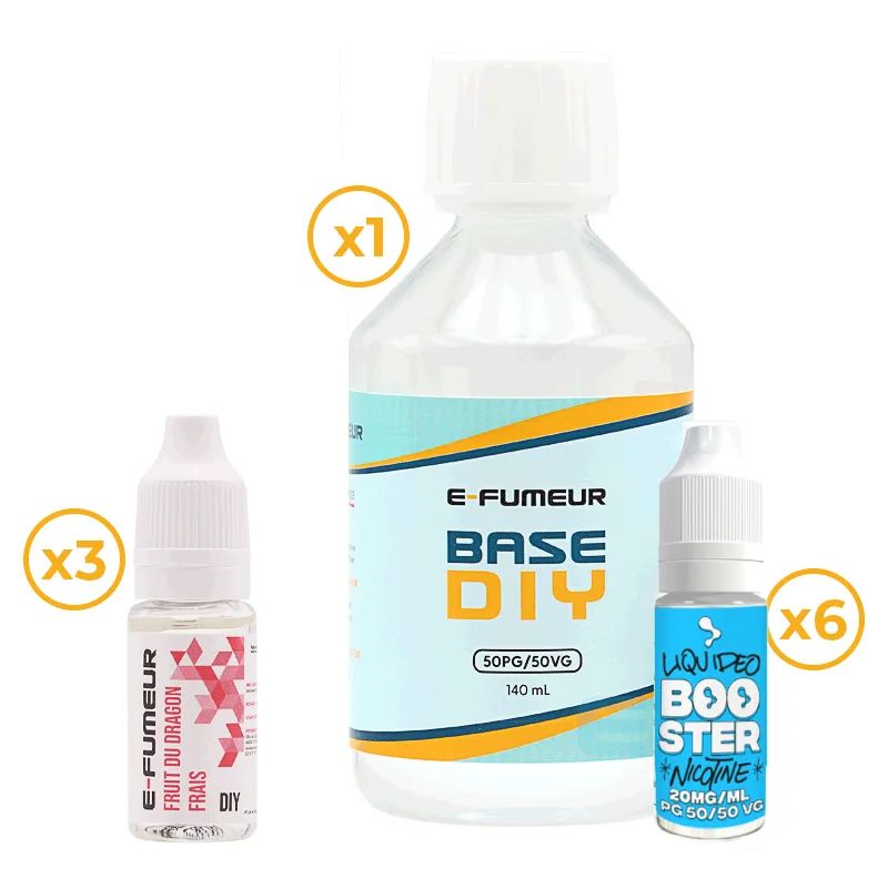 Pack DIY Fruit du Dragon Frais 230 mL - E-FUMEUR — vue 2