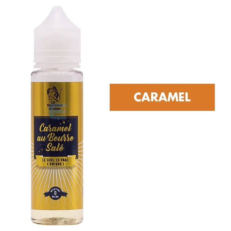 E-liquide Caramel au Beurre Salé 50 mL - Le Vapoteur Breton — Le Vapoteur Breton - Authentique