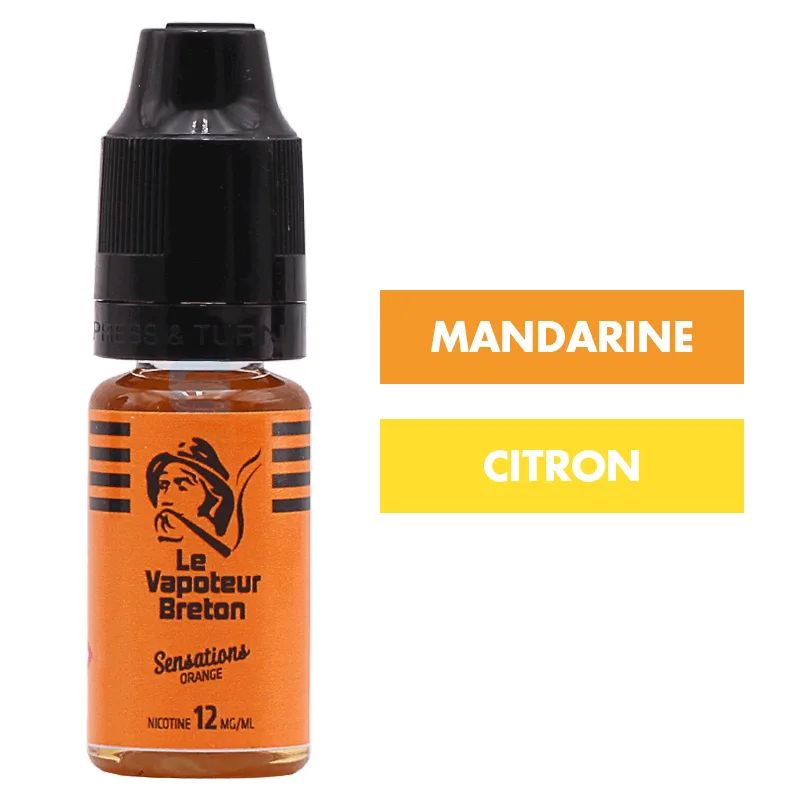 E-liquide Orange Sensations 10 mL - Le Vapoteur Breton — Le Vapoteur Breton - Sensations