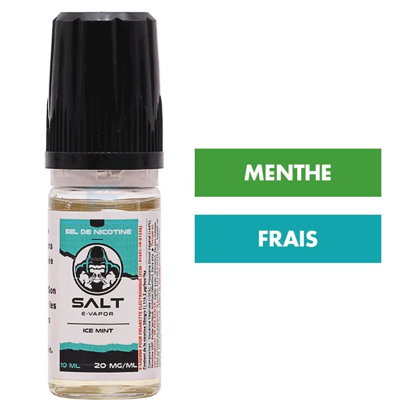 E-liquide Ice Mint 10 mL - Salt E-Vapor (Le French Liquide) — Le French Liquide - Salt E-Vapor