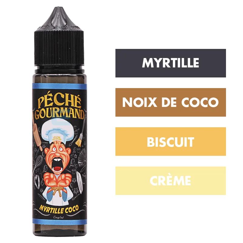 E-liquide Myrtille Coco 50 mL - Péché Gourmand (LiquideLab) — LiquideLab - Péché Gourmand