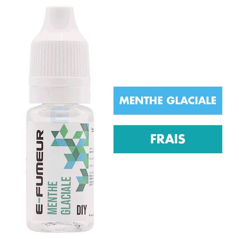Concentré Menthe Glaciale 10 mL - E-FUMEUR — E-Fumeur - Arômes DIY