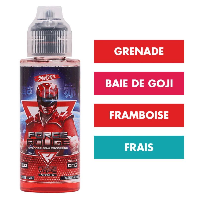 E-liquide Force Rouge 100 mL - Force Vape (Swoke) — Swoke - Force Vape