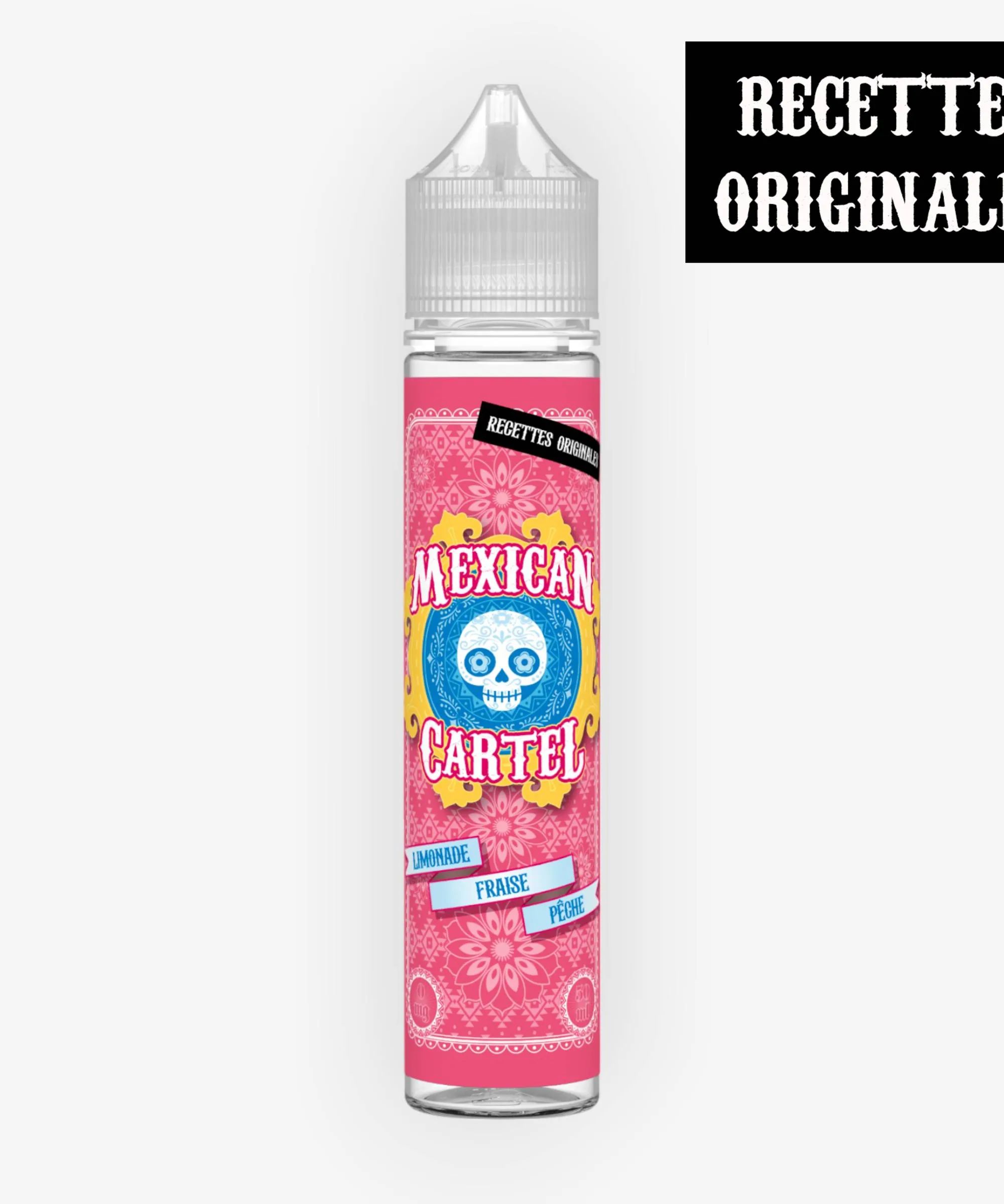 E-liquide Limonade Fraise Pêche 50 mL - Mexican Cartel