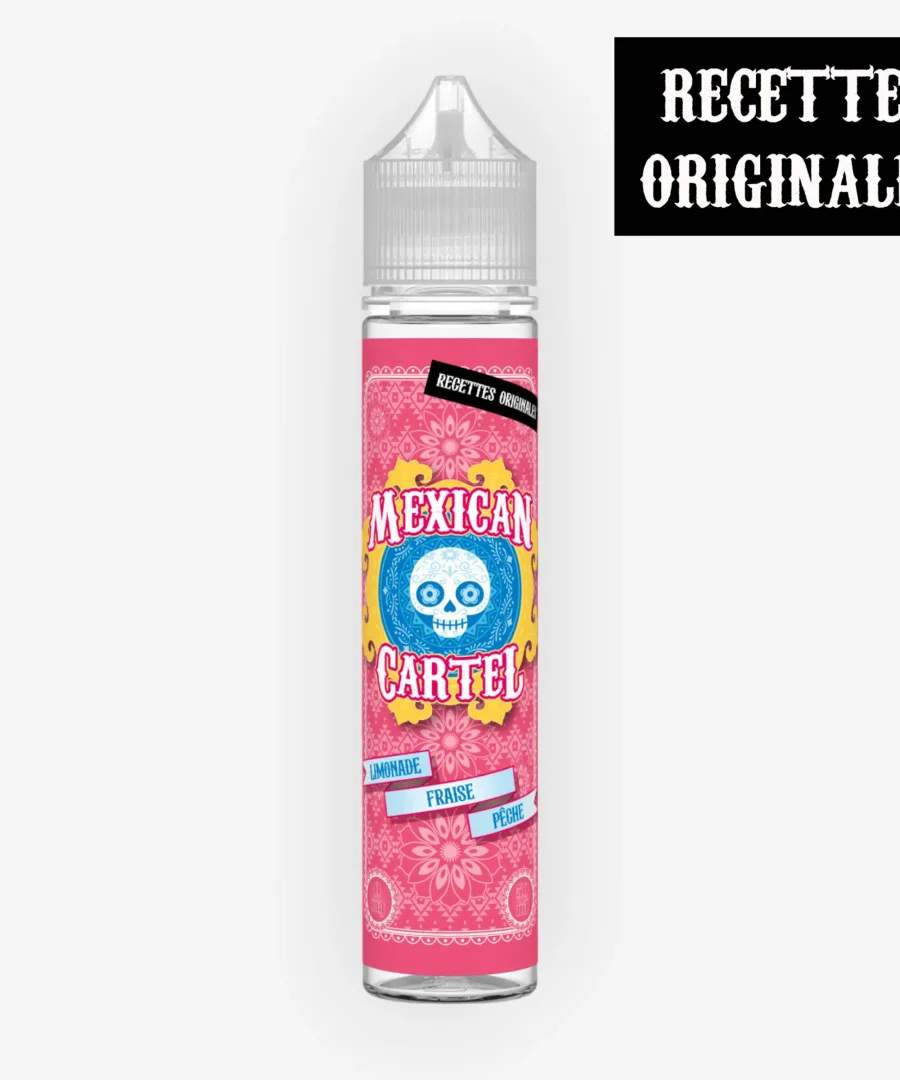 E-liquide Limonade Fraise Pêche 50 mL - Mexican Cartel
