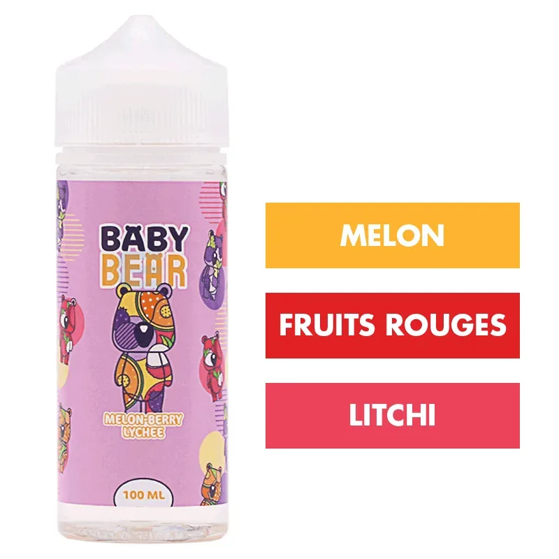 E-liquide Melon Berry Lychee 100 mL - Baby Bear