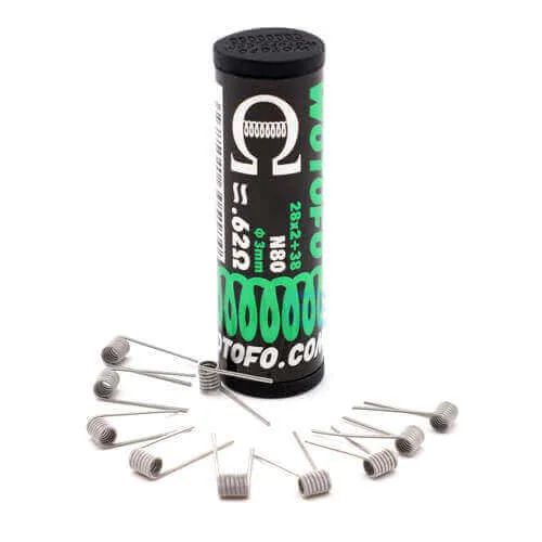 Coils Dual Core Fused Clapton (x10) - Wotofo — vue 4