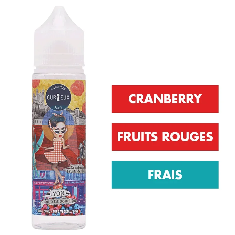 E-liquide Lyon Mon Ptit Bouchon 50 mL - Hexagone (Curieux)
