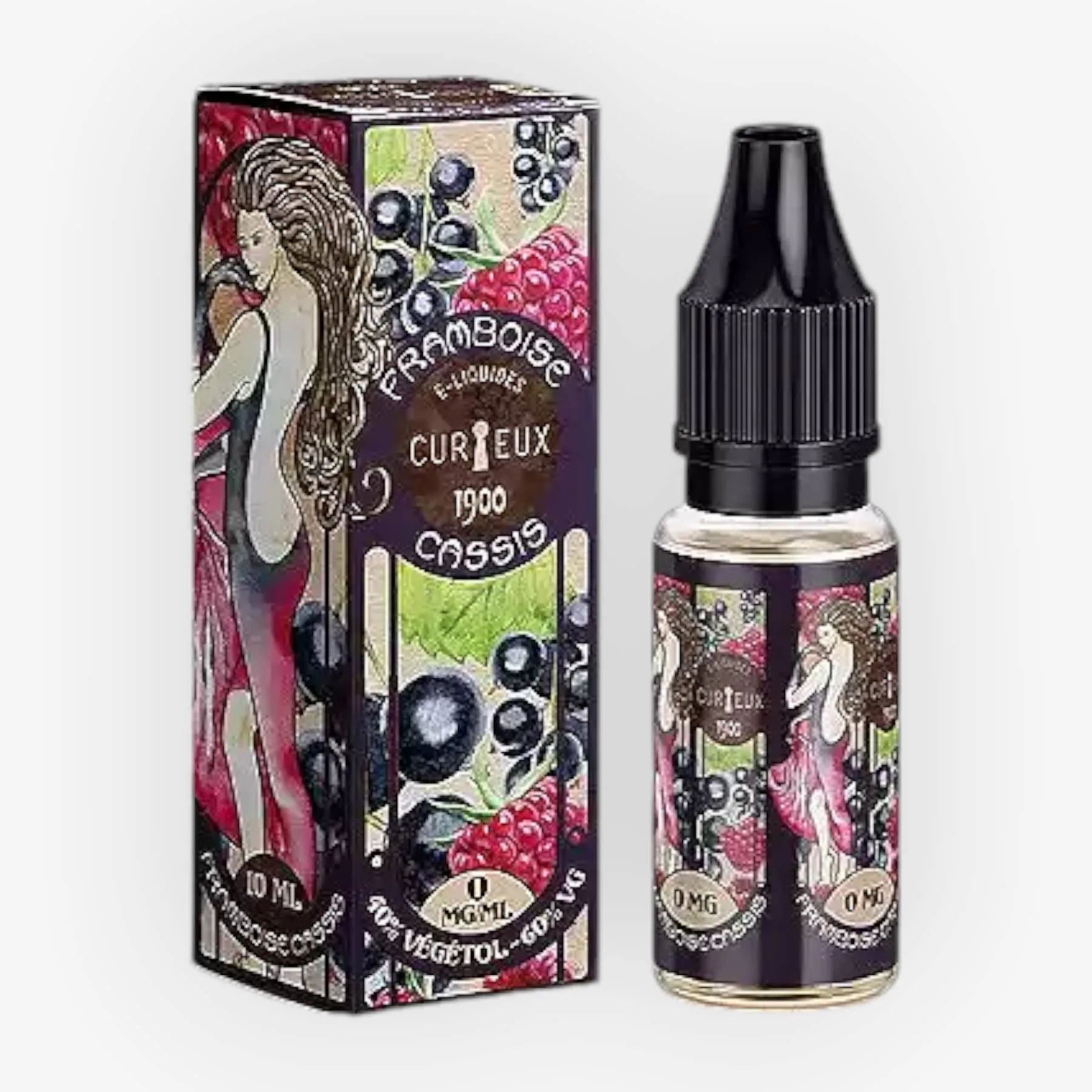E-liquide Framboise Cassis 10 mL - 1900 (Curieux) — vue 2