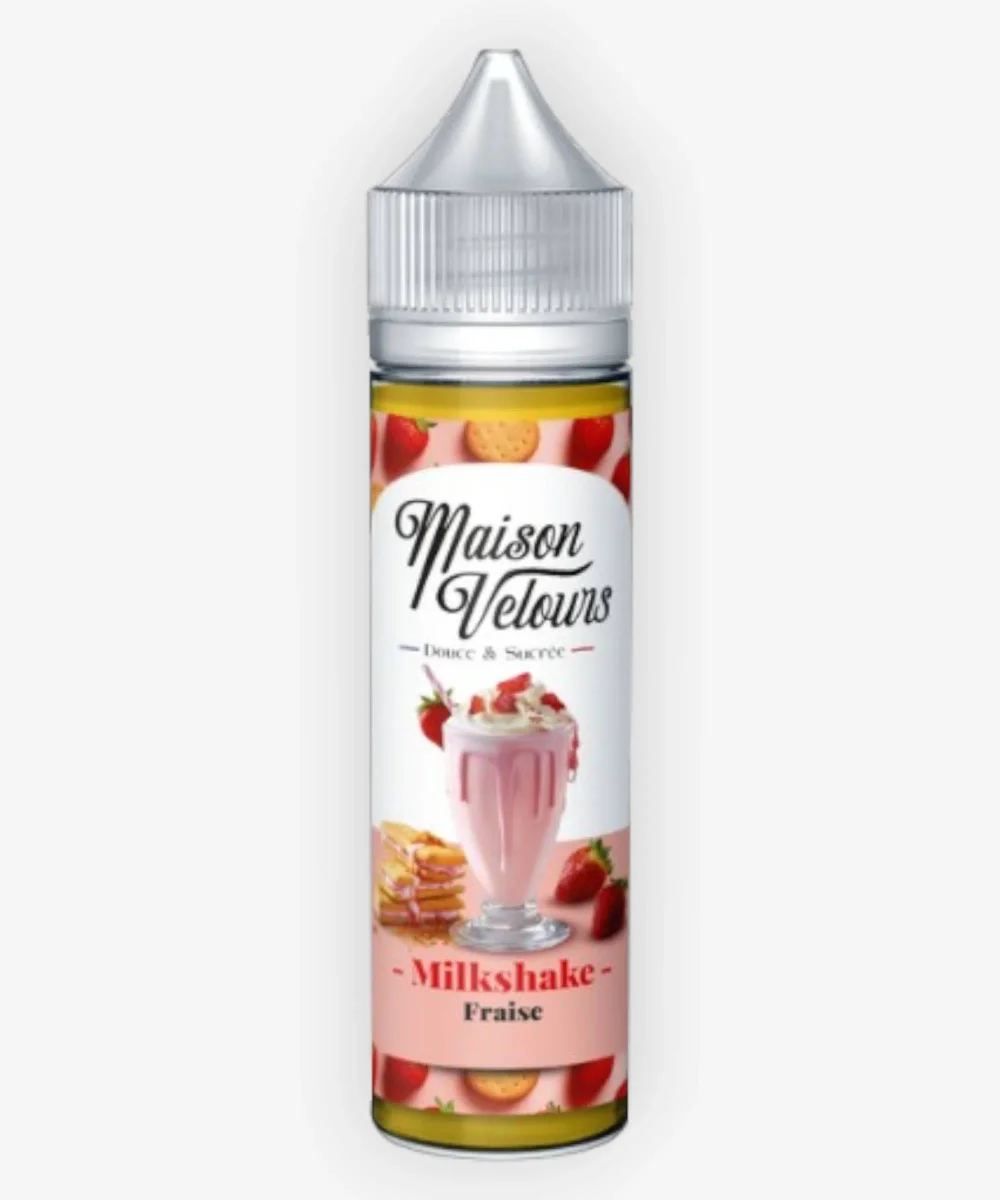 E-liquide Milkshake Fraise 50 mL - Maison Velours