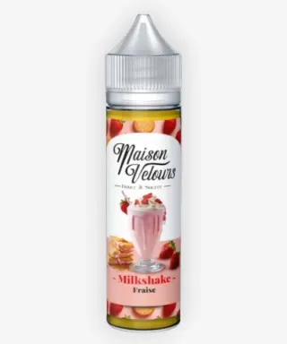 E-liquide Milkshake Fraise 50 mL - Maison Velours