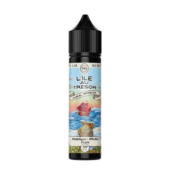 E-liquide Coral Breeze 50 mL - L'Ile au Trésor — Secret's Lab - L'ile au tresor