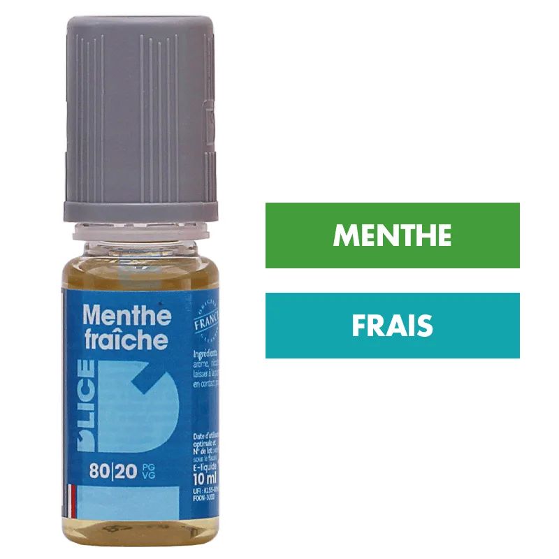 E-liquide Menthe Fraiche 10 mL - Dlice — D'lice