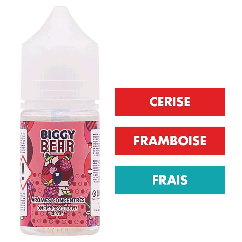 Concentré Cerise Framboise Frais 30 mL - Biggy Bear — Biggy Bear - Arômes DIY