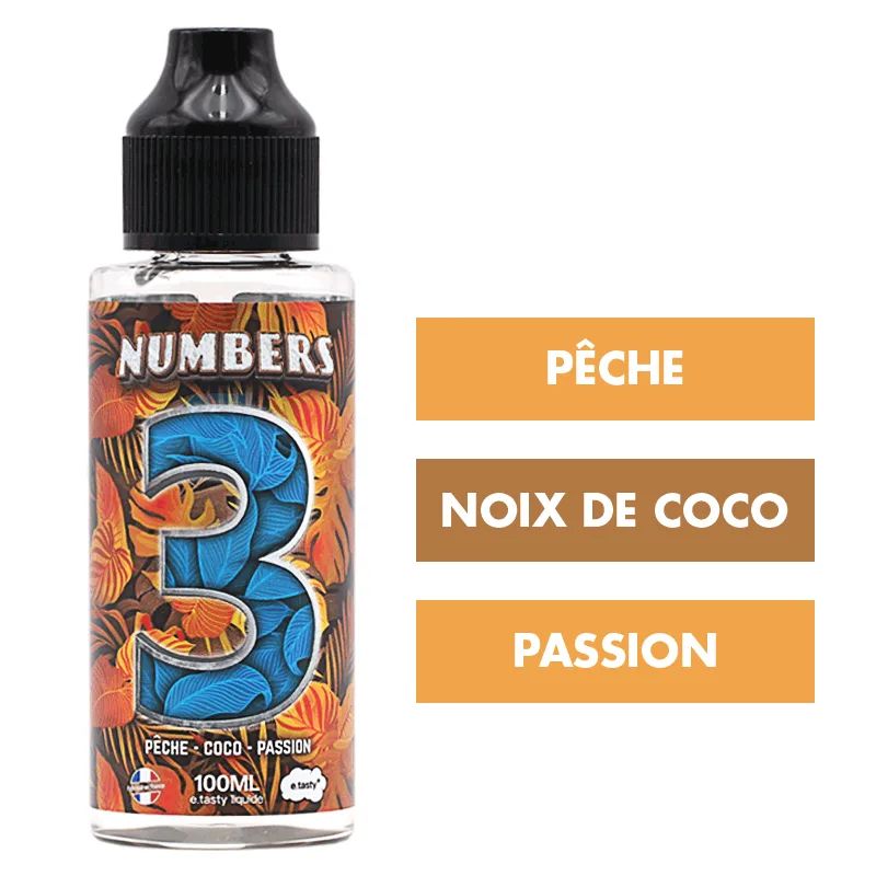 E-liquide Numbers 3 100 mL - Numbers (E.Tasty) — E.Tasty - Numbers