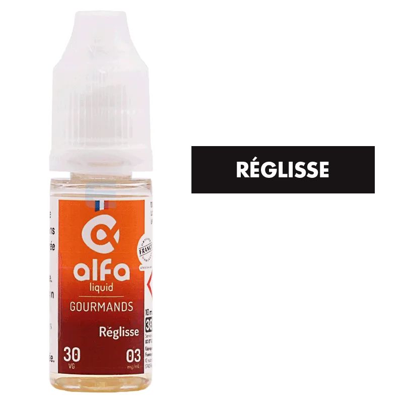 E-liquide Réglisse (30 VG) 10 mL - Alfaliquid — Alfaliquid - 30VG