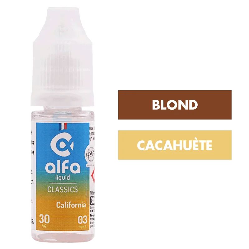 E-liquide California (30 VG) 10 mL - Alfaliquid — Alfaliquid - 30VG