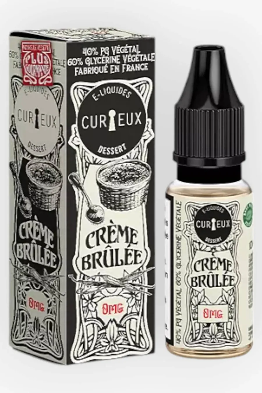 E-liquide Creme Brulee 10 mL - Dessert (Curieux)