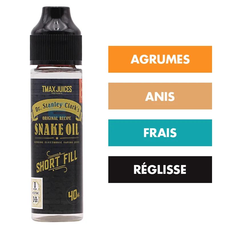 E-liquide Snake Oil 40 mL - Tmax Juices — Snake Oil - Tmax Juices