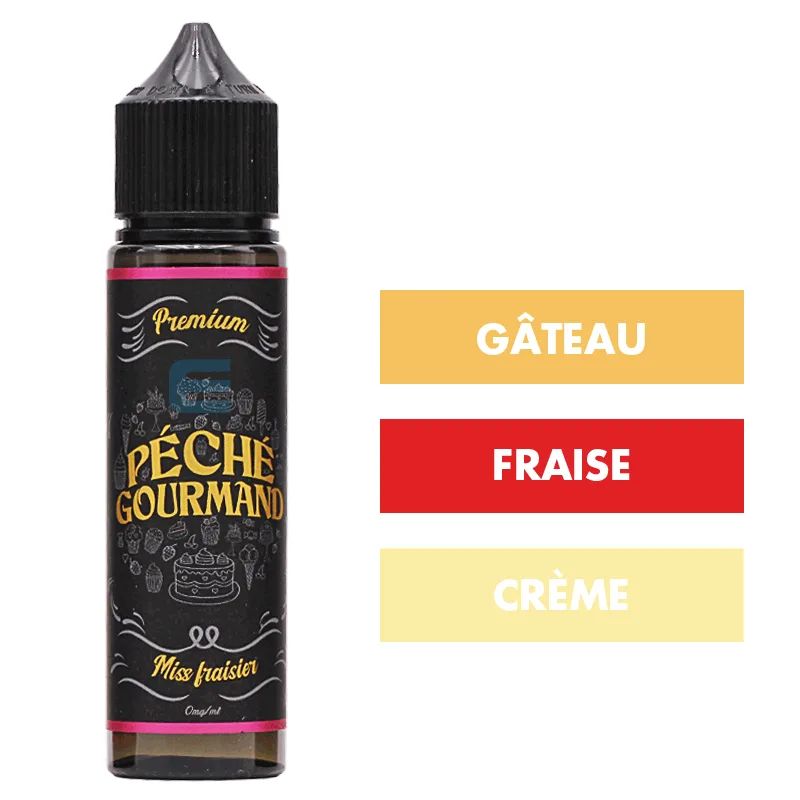 E-liquide Miss Fraisier 50 mL - Péché Gourmand (LiquideLab) — LiquideLab - Péché Gourmand
