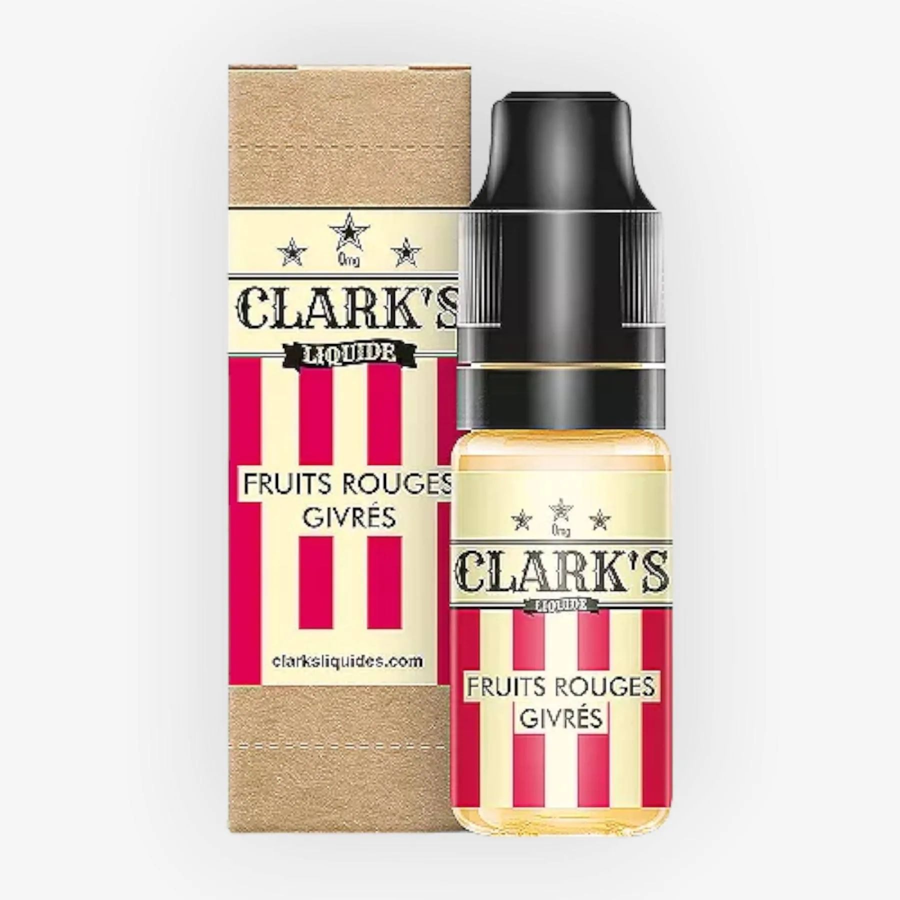 E-liquide Fruits Rouges Givres 10 mL - Clark's Liquide — vue 2