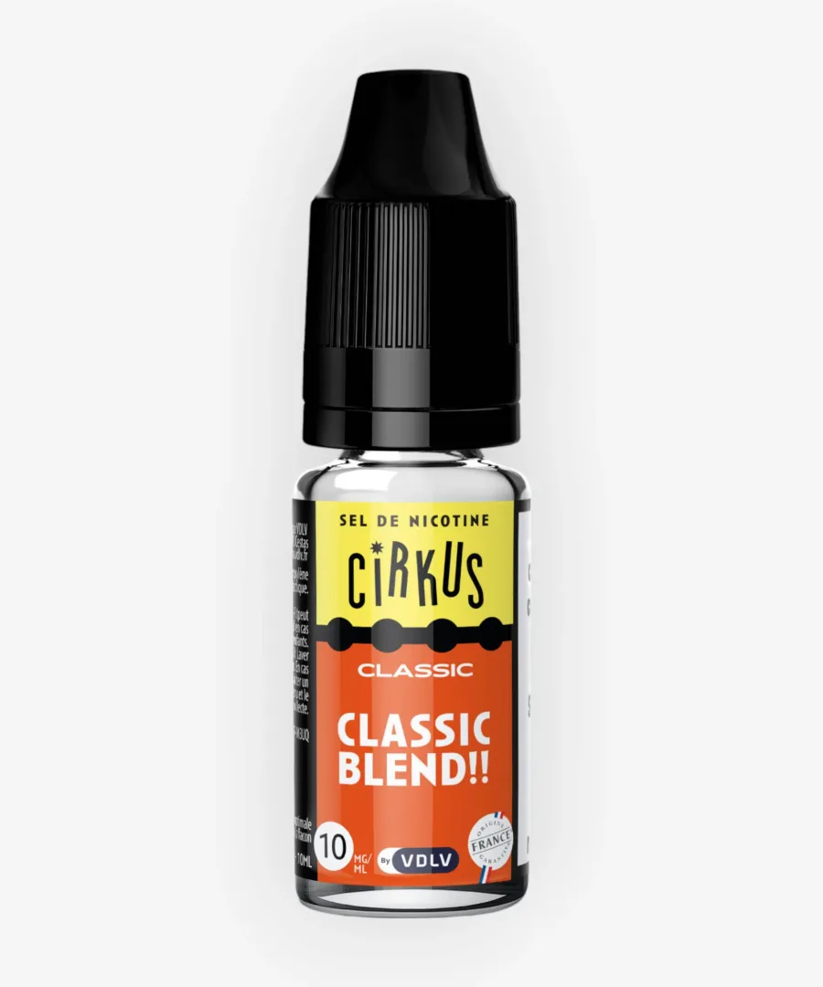 E-liquide Classic Blend Nic Salt 10 mL - Cirkus VDLV