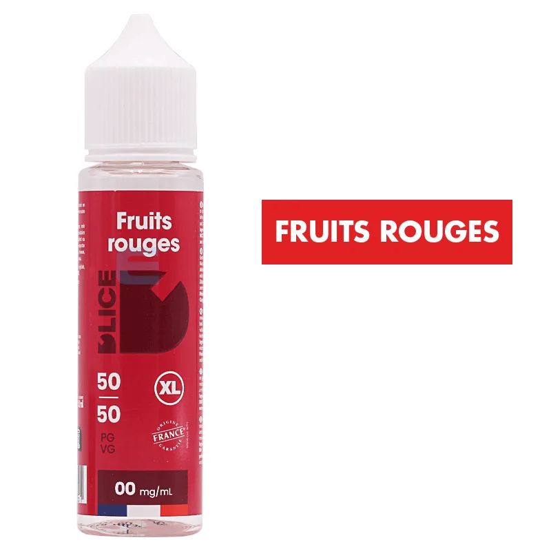E-liquide Fruits Rouges 50 mL - Dlice — D'lice