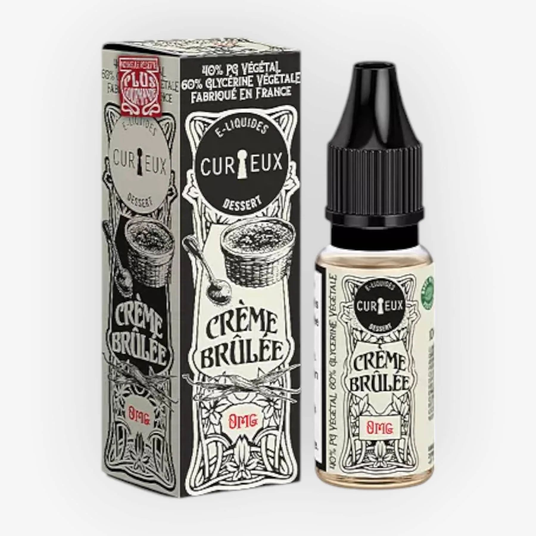 E-liquide Creme Brulee 10 mL - Dessert (Curieux) — vue 2