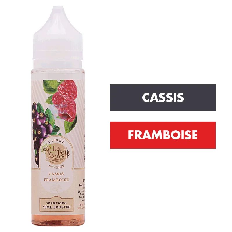 E-liquide Cassis Framboise 50 mL - Le Petit Verger — Savourea - Le Petit Verger