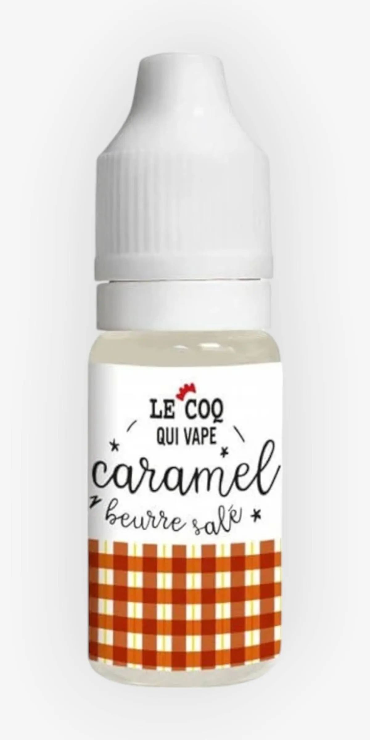 E-liquide Caramel Beurre Salé 10 mL - Le Coq Qui Vape