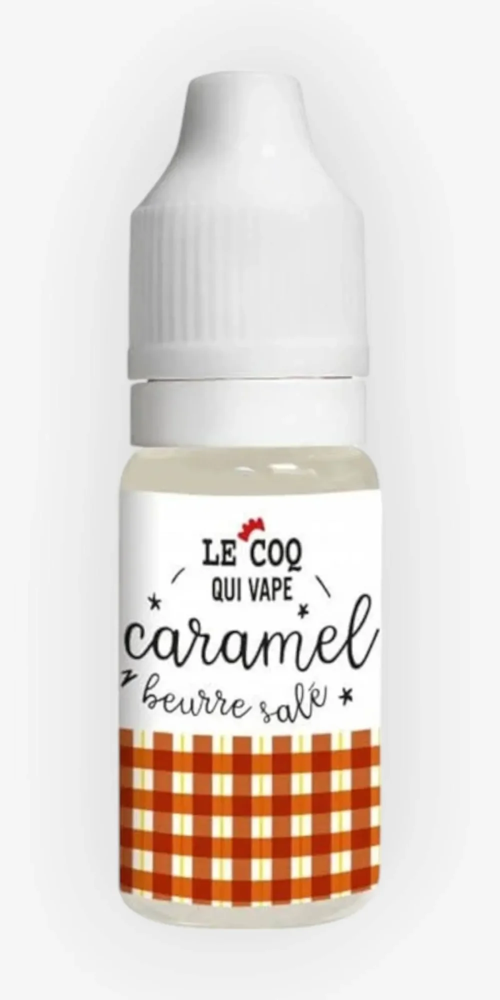 E-liquide Caramel Beurre Salé 10 mL - Le Coq Qui Vape