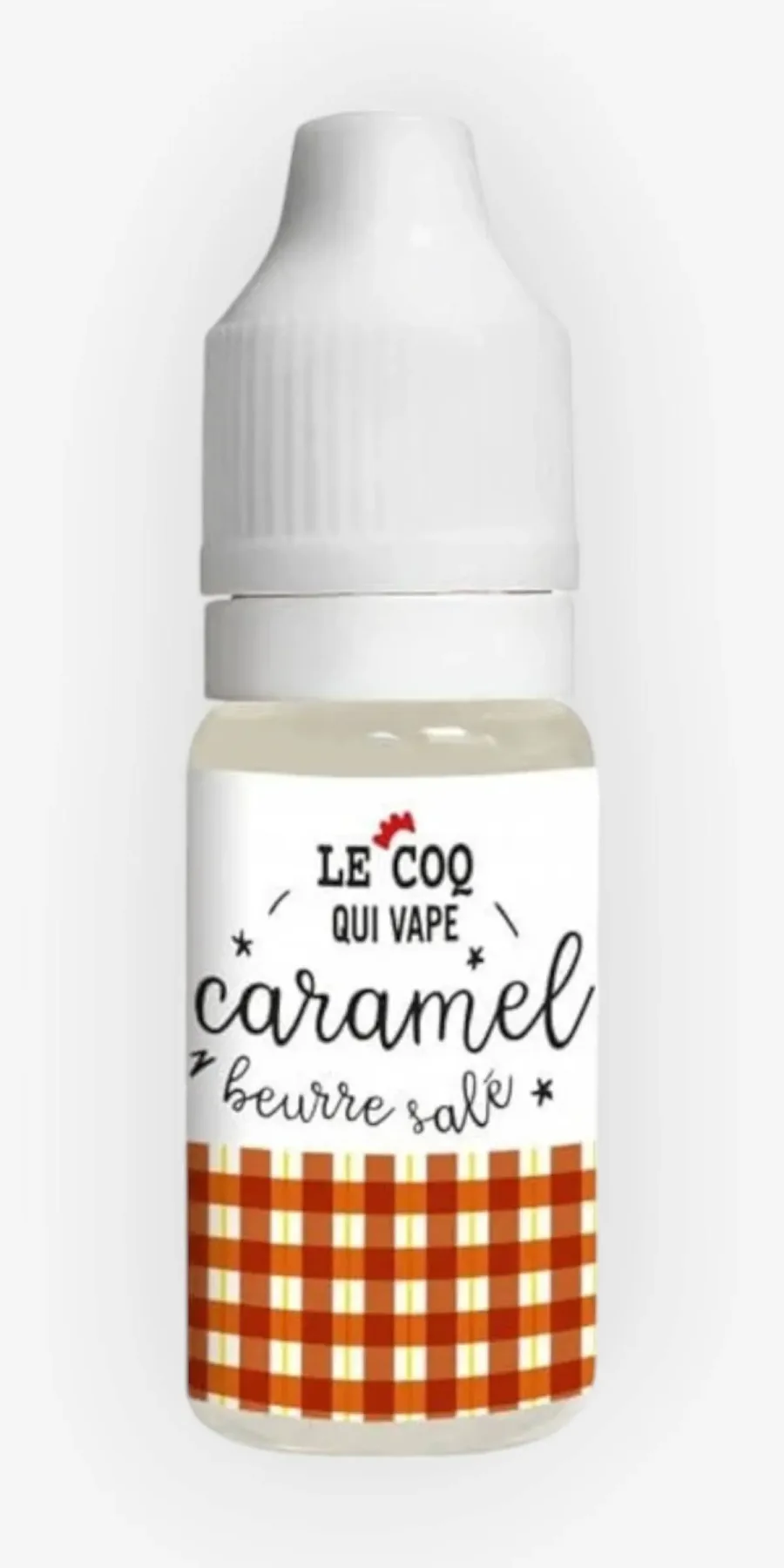 E-liquide Caramel Beurre Salé 10 mL - Le Coq Qui Vape
