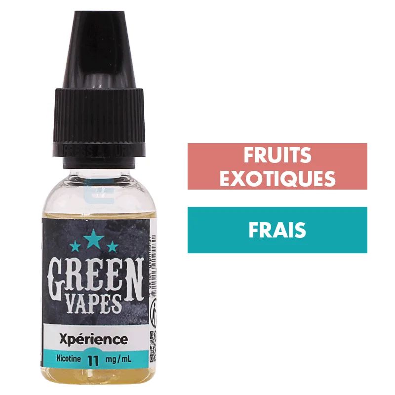 E-liquide Xpérience 10 mL - Green Vapes — Green Vapes - Classique