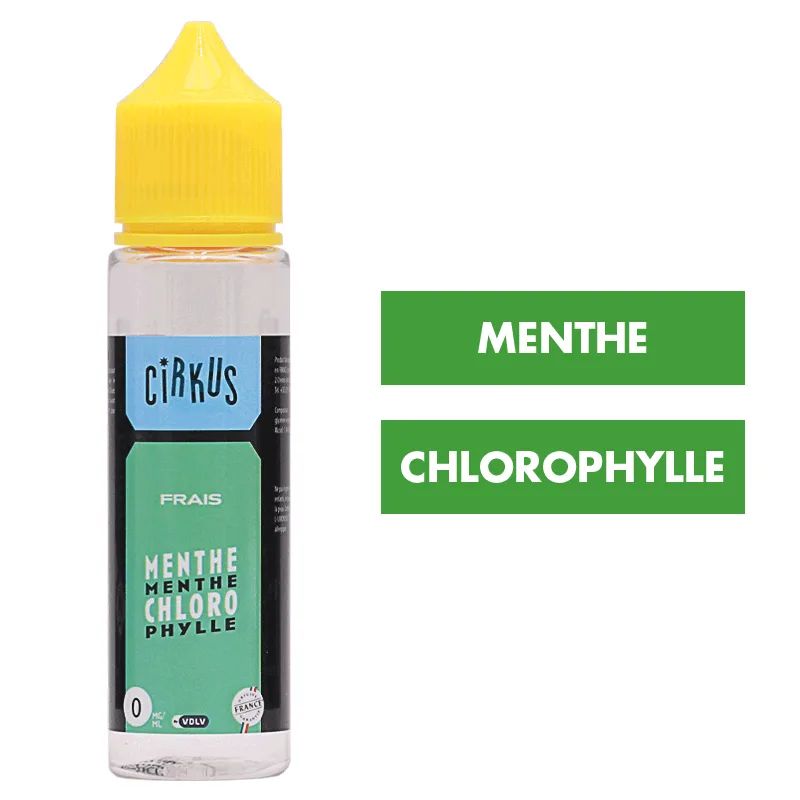 E-liquide Menthe Chlorophylle 50 mL - CirKus (VDLV) — VDLV - Cirkus
