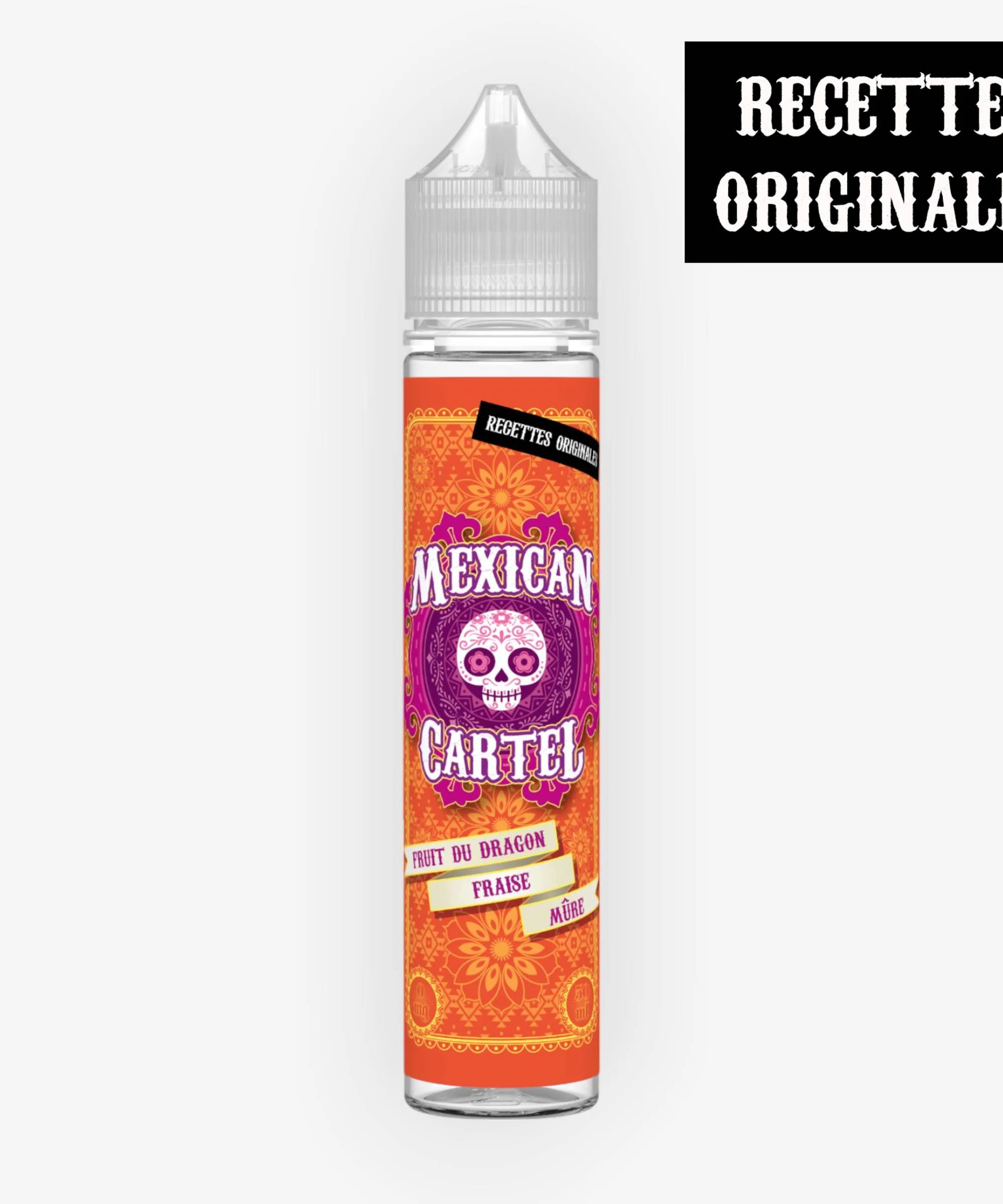 E-liquide Fruit Du Dragon Fraise Mûre 50 mL - Mexican Cartel