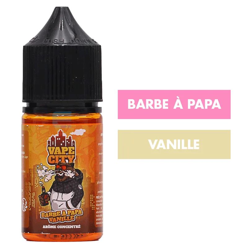 Concentré Barbe à Papa Vanille 30 mL - Vape City — Vape City - Arômes DIY