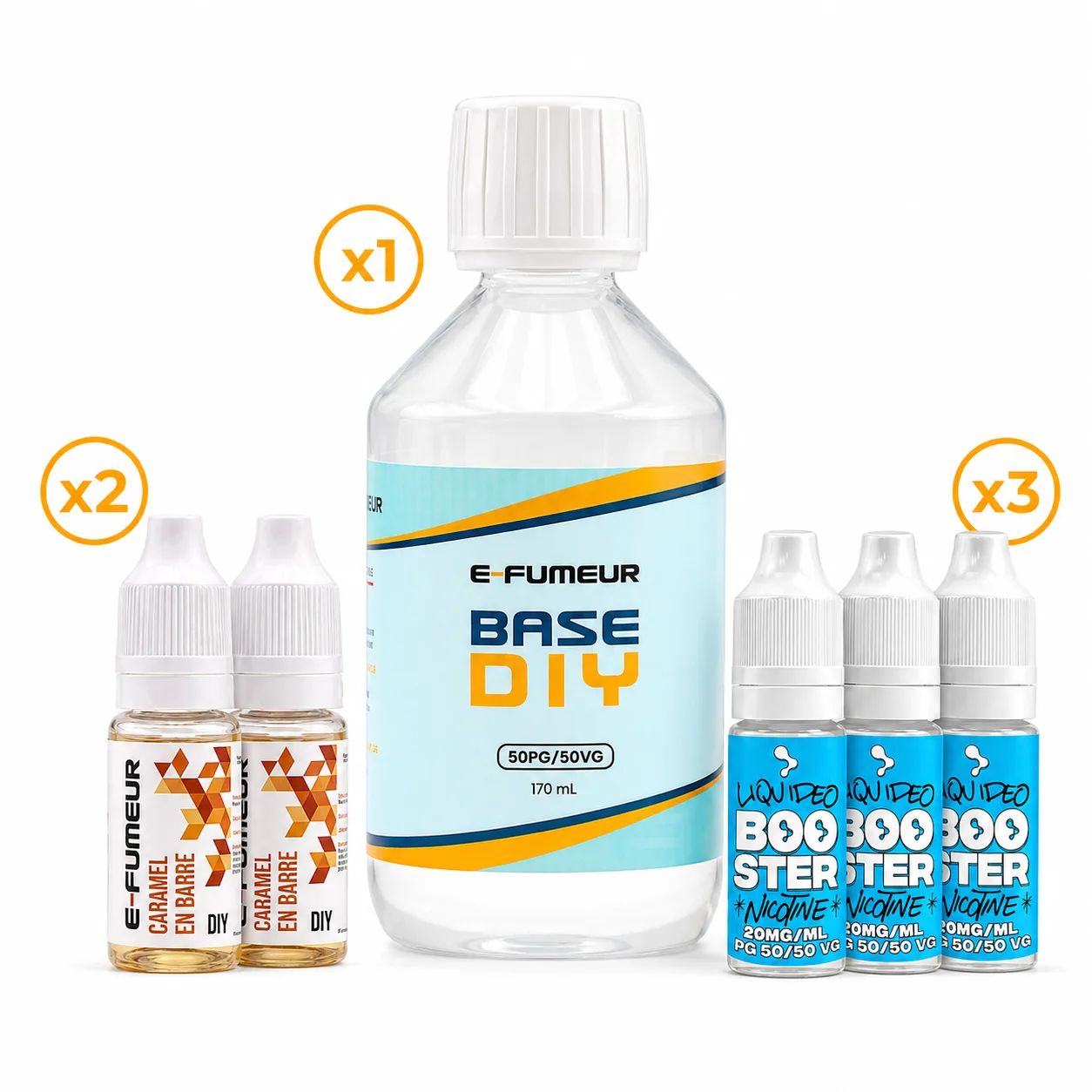 Pack DIY Caramel en Barre 220 mL - E-FUMEUR — E-Fumeur - Arômes DIY