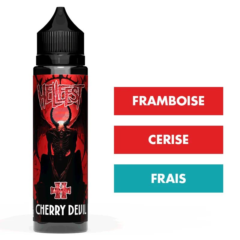 E-liquide Cherry Devil 50 mL - Hellfest (Cloud Vapor) — Cloud Vapor - Hellfest