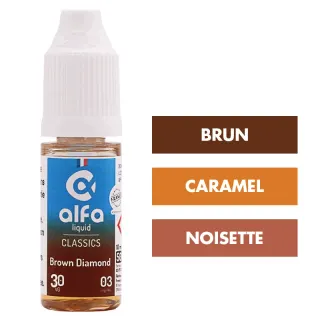 E-liquide Brown Diamond (30 VG) 10 mL - Alfaliquid — Alfaliquid - 30VG