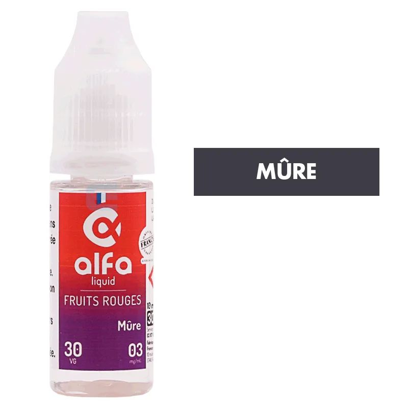 E-liquide Mûre (30 VG) 10 mL - Alfaliquid — Alfaliquid - 30VG