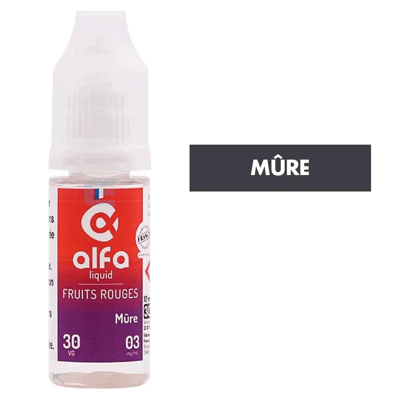 E-liquide Mûre (30 VG) 10 mL - Alfaliquid