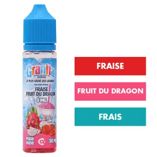 E-liquide Fraise Fruit du Dragon 50 mL - Granita — Alfaliquid - Granita