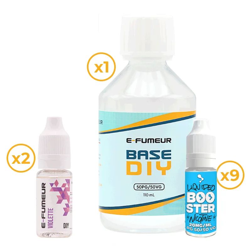 Pack DIY Violette 220 mL - E-FUMEUR — vue 3