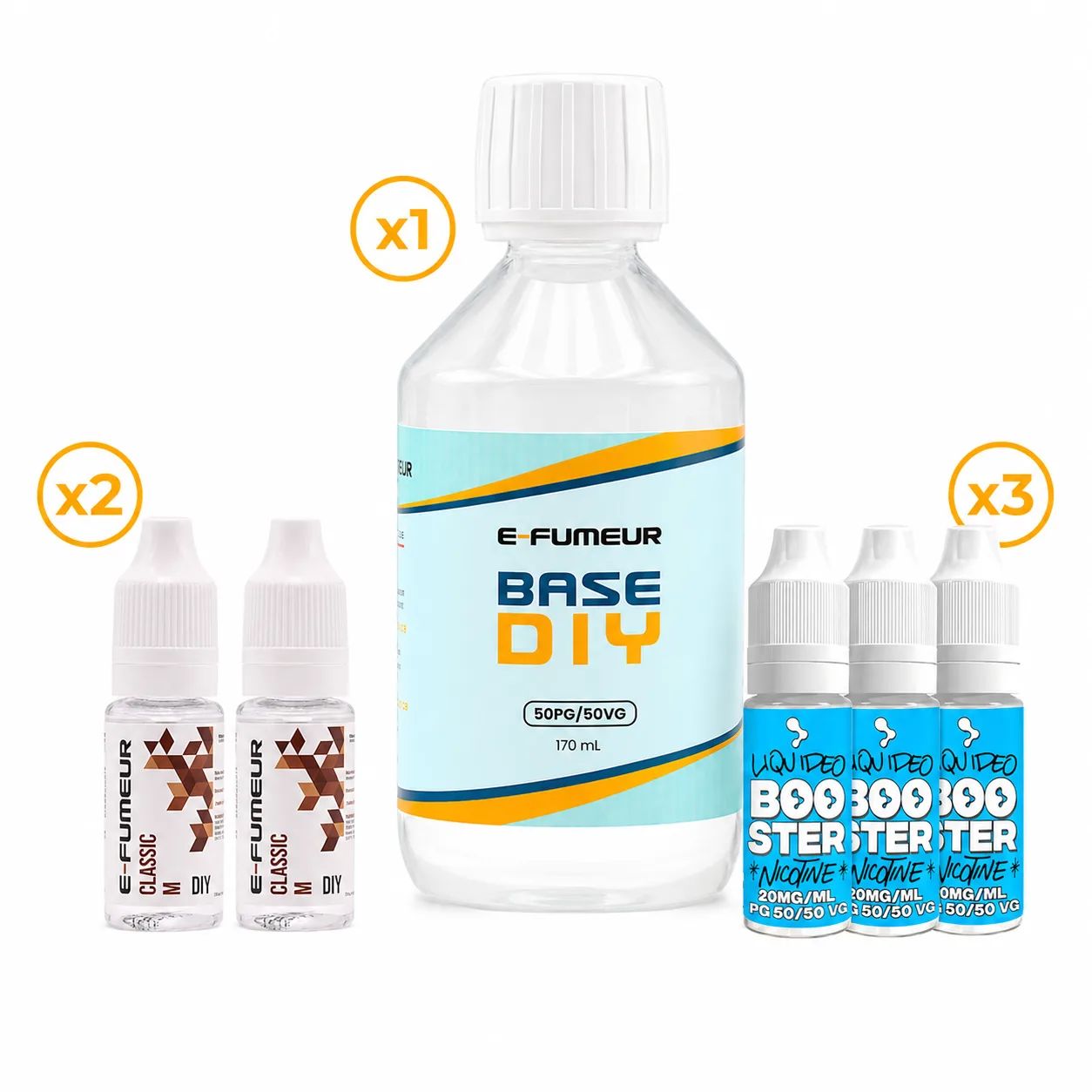 Pack DIY Classic M 220 mL - E-FUMEUR — E-Fumeur - Arômes DIY